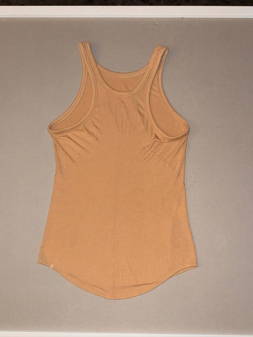 Lululemon Athletica Tank Top - Tan Ribbed - NO SIZE TAG